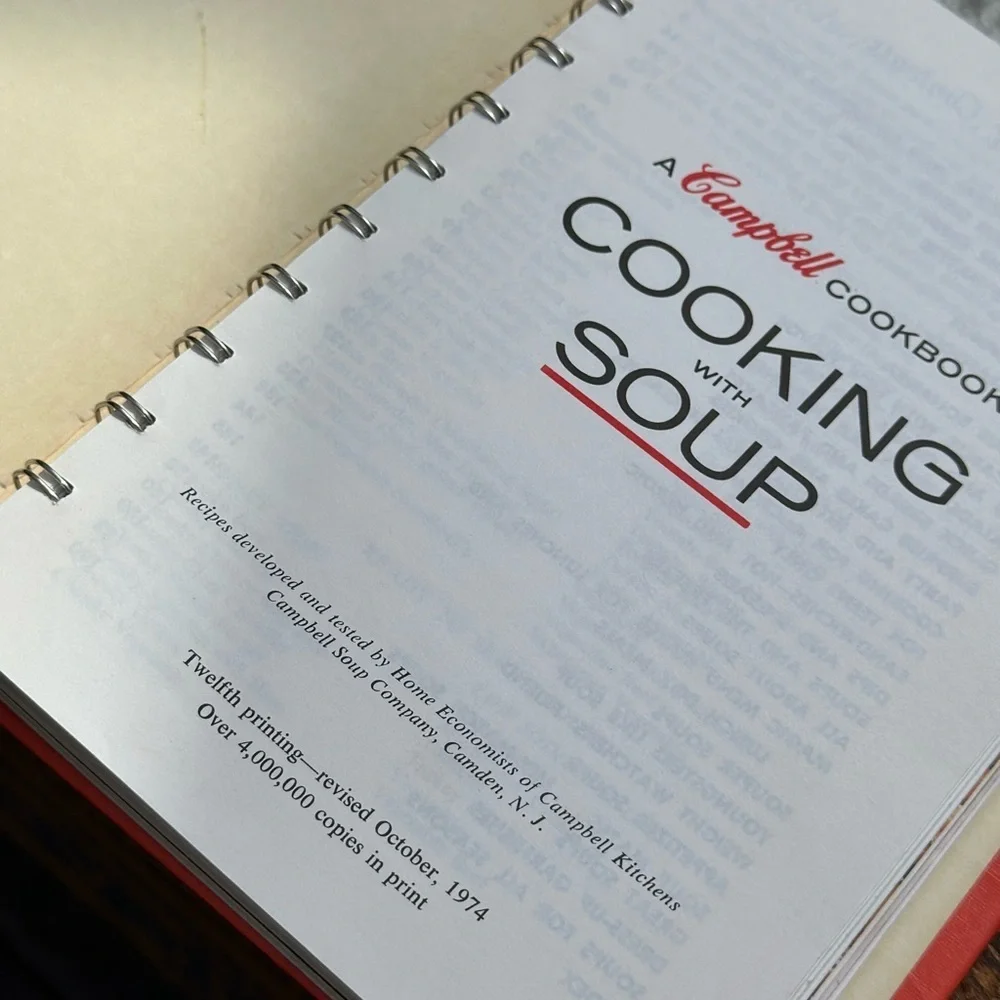 Campbell Soup Hardback Cookbook Cooking with Soup